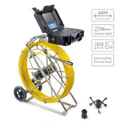 60M Drain Camera - 38mm Self Levelling Camera + Sonde
